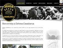 Tablet Screenshot of dehesacasablanca.com